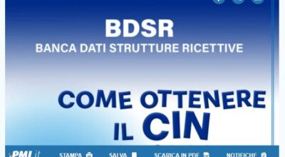 Banca Dati Nazionale delle Strutture Ricettive e degli immobili destinati a locazione breve o per finalità turistiche (BDSR) e rilascio del Codice Identificativo Nazionale (CIN)